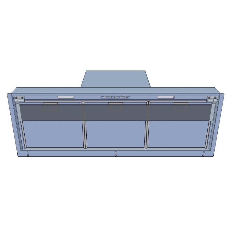 AIRFORCE F300 IX/A/90 Μηχανισμός Απορρόφησης 90 cm Inox