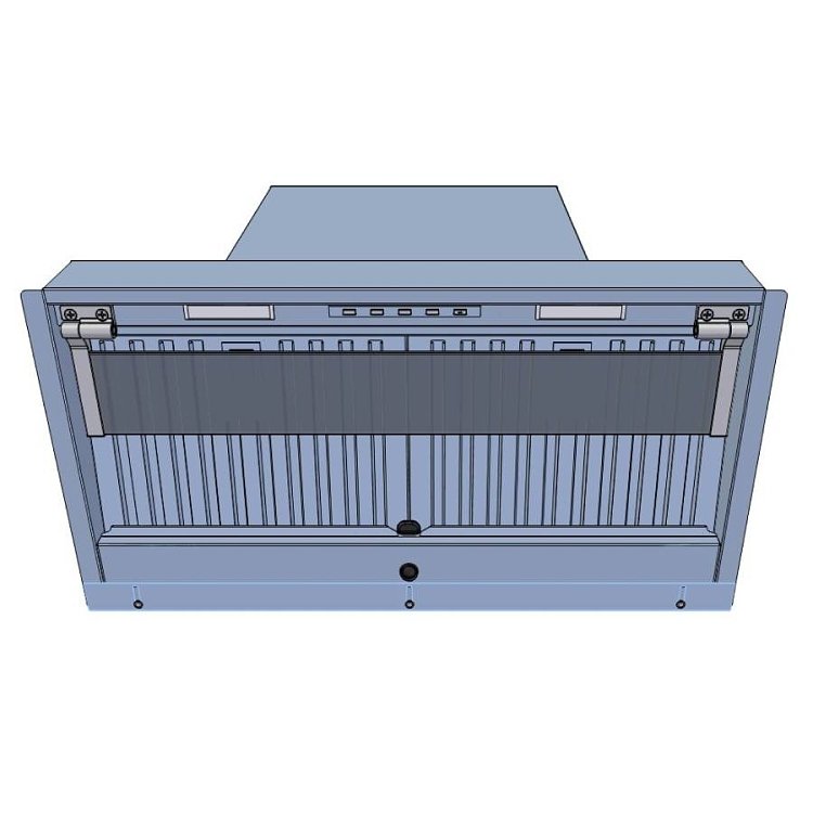 AIRFORCE F300 NoDrop IX/A/60 Μηχανισμός Απορρόφησης 60 cm Inox