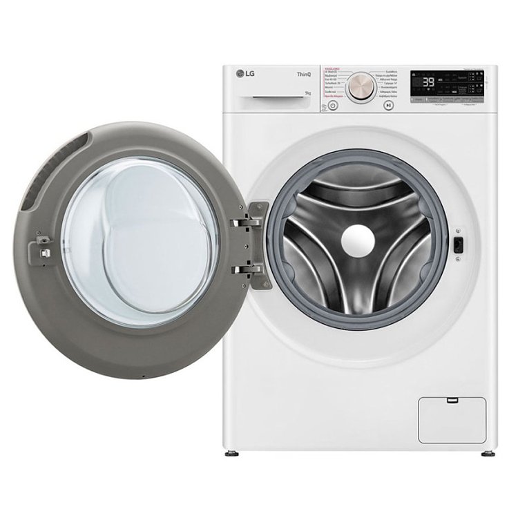 LG F4R7509TSWG Πλυντήριο Ρούχων Λευκό 9kg