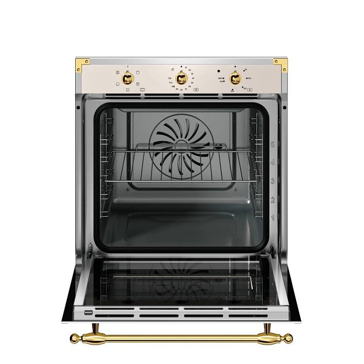 BERTAZZONI F60 5 HER E K AG Φούρνος Άνω-Κάτω Πάγκου 80lt Μπεζ