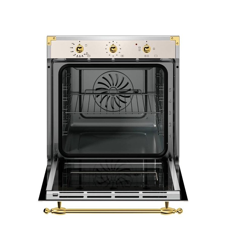 BERTAZZONI F60 5 HER G K AG LPG Φούρνος Υγραερίου Άνω-Κάτω Πάγκου 76lt Μπεζ