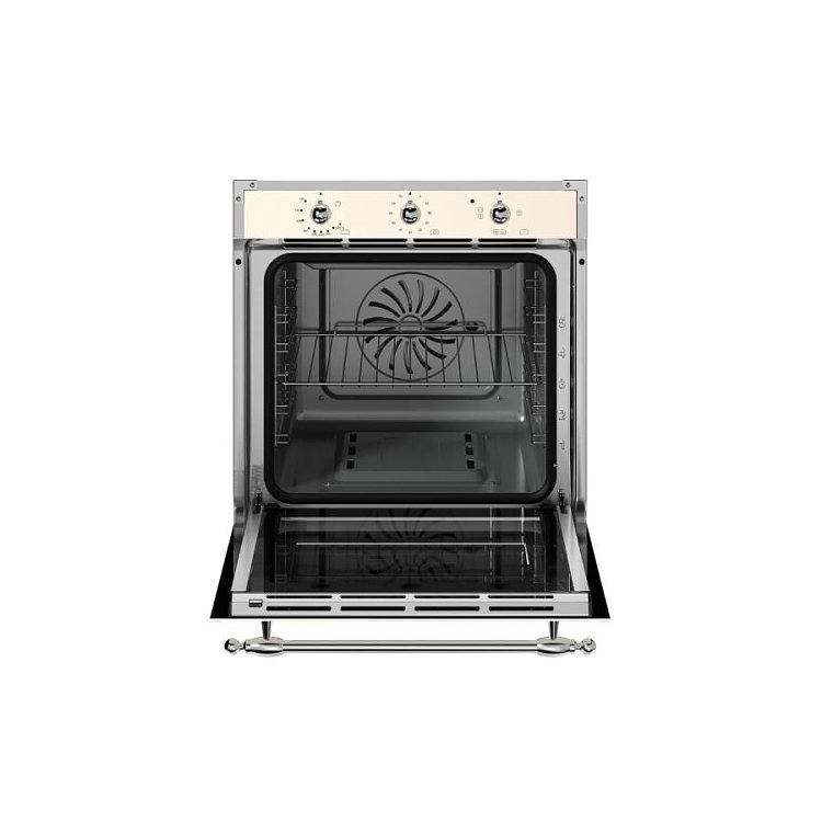 BERTAZZONI F60 5 HER G K AX LPG Φούρνος Υγραερίου Άνω-Κάτω Πάγκου 76lt Μπεζ