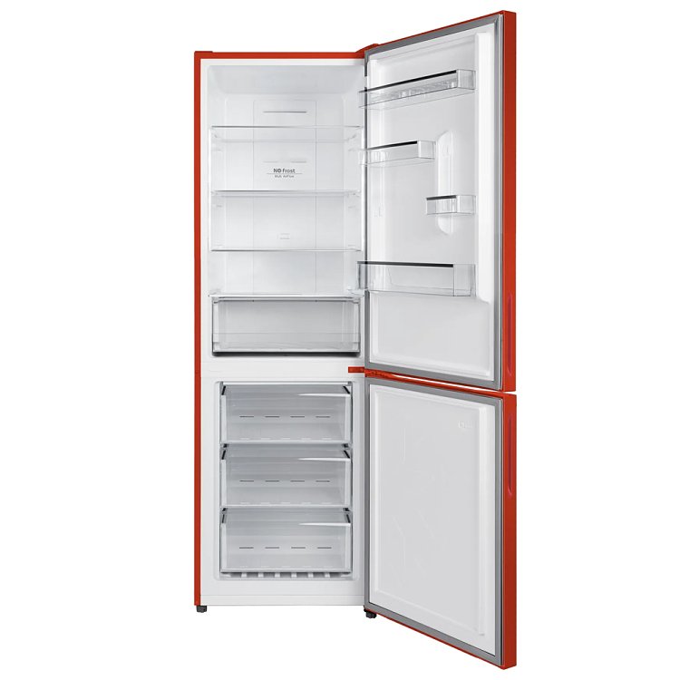 Finlux FBN340R Ψυγειοκαταψύκτης Κόκκινος 187x59.5x63.5