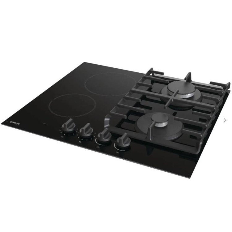 GORENJE GCE691BSC Εστία Μικτή 60cm Μαύρη 034020701 (4 Έτη Εγγύηση)