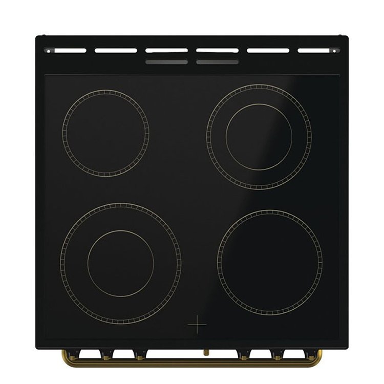 GORENJE GECS6B70CLB CLASSICO Κεραμική Κουζίνα 60cm Μαύρο (4 Έτη Εγγύηση)