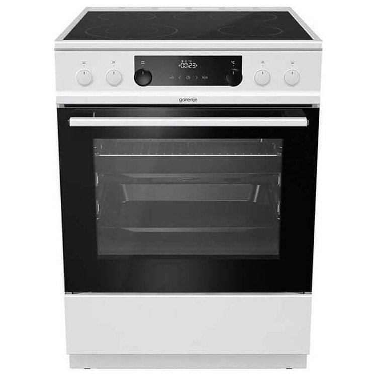 GORENJE GECS6C70WPA Κεραμική Κουζίνα 60cm Λευκό (4 Έτη Εγγύηση)