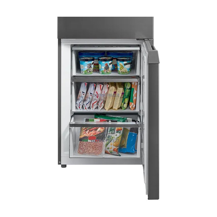 Toshiba GR-RB449WE-PMJ(06) Ψυγειοκαταψύκτης Inox 185x60x66