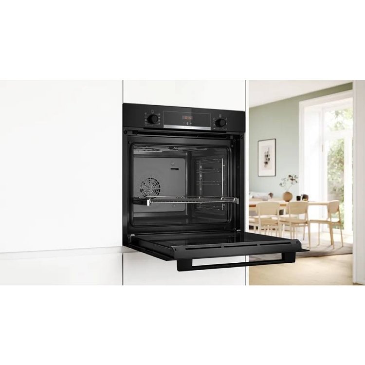 BOSCH HBA534EB3 Φούρνος άνω Πάγκου 71lt Μαύρος