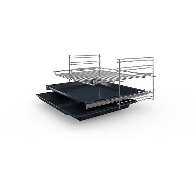 Bosch HBF134EB2 Εντοιχιζόμενος Φούρνος Άνω και Κάτω Πάγκου 66lt Μαύρο