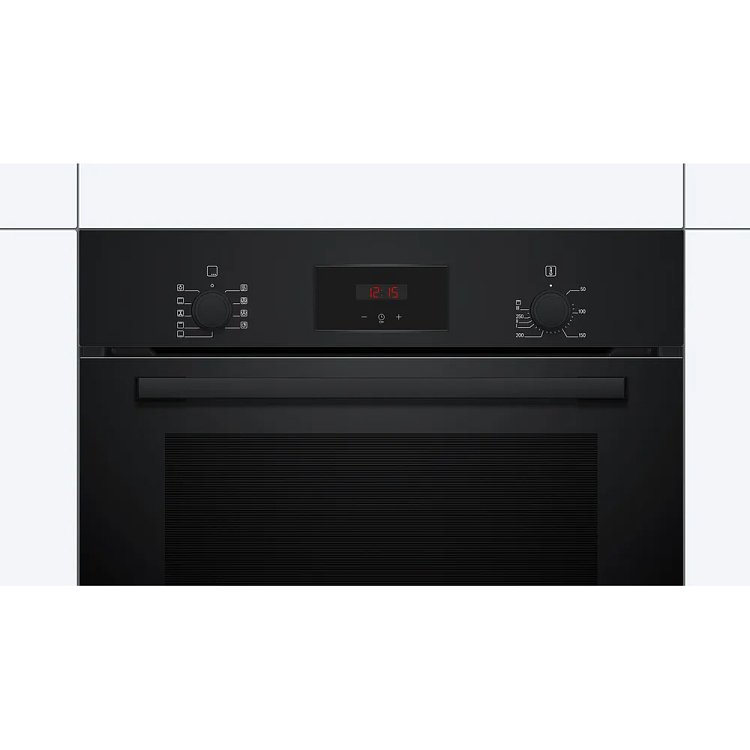 Bosch HBF134EB2 Εντοιχιζόμενος Φούρνος Άνω και Κάτω Πάγκου 66lt Μαύρο