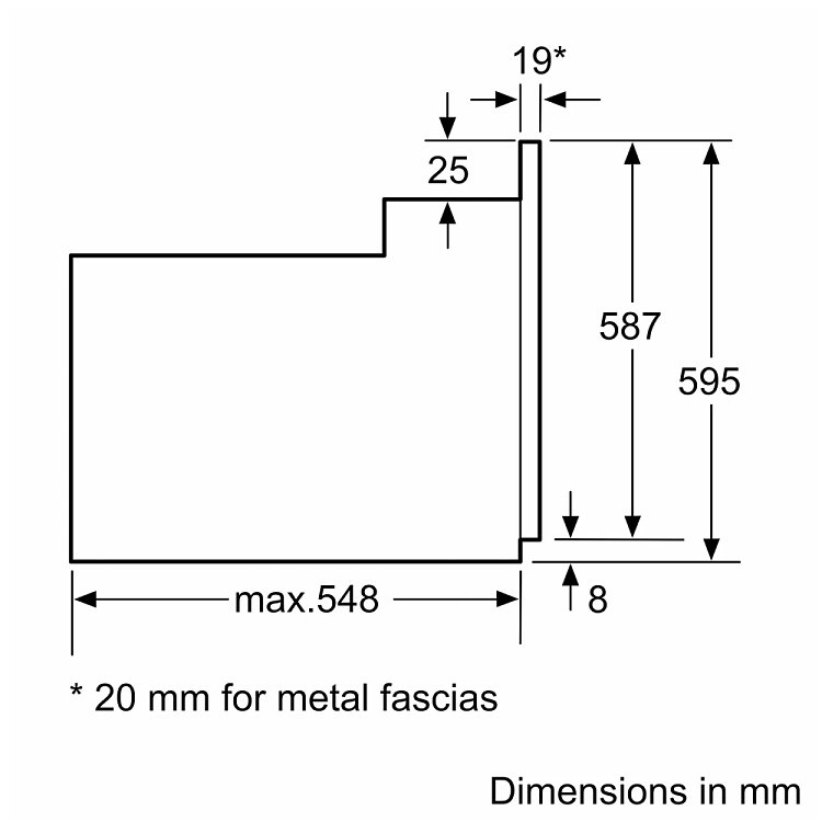 Bosch HBF134EB2 Εντοιχιζόμενος Φούρνος Άνω και Κάτω Πάγκου 66lt Μαύρο