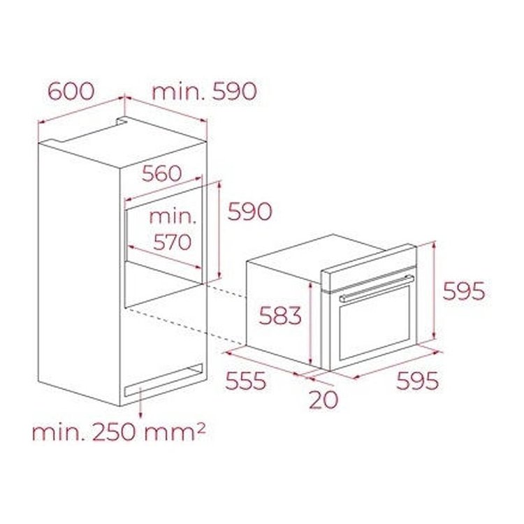 Σετ TEKA  HCB 6370 P SS E00 & IBC 64110SSM BK Φούρνος & Επαγωγική Εστία