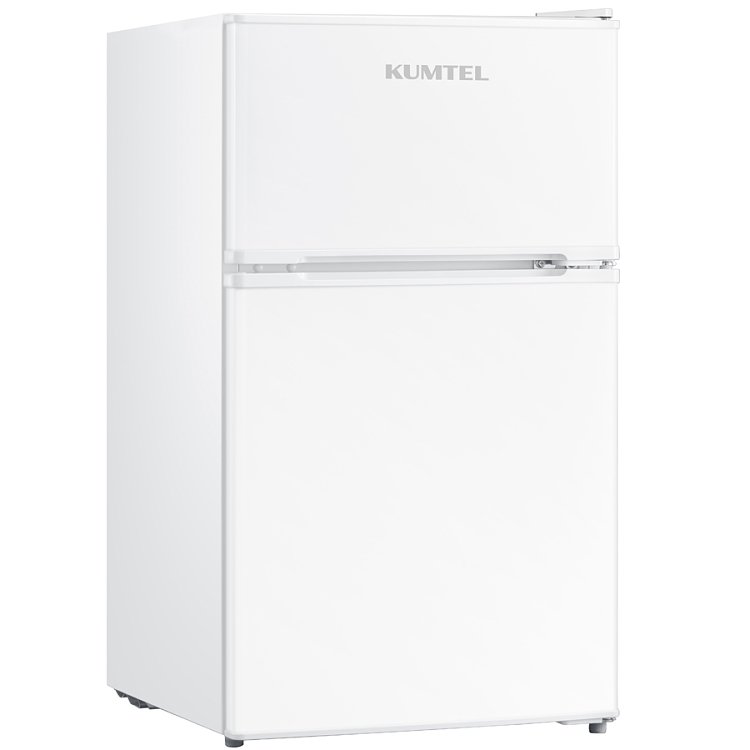 KUMTEL HTMF-90EW Ψυγείο Δίπορτο Λευκό 85x47x50.5