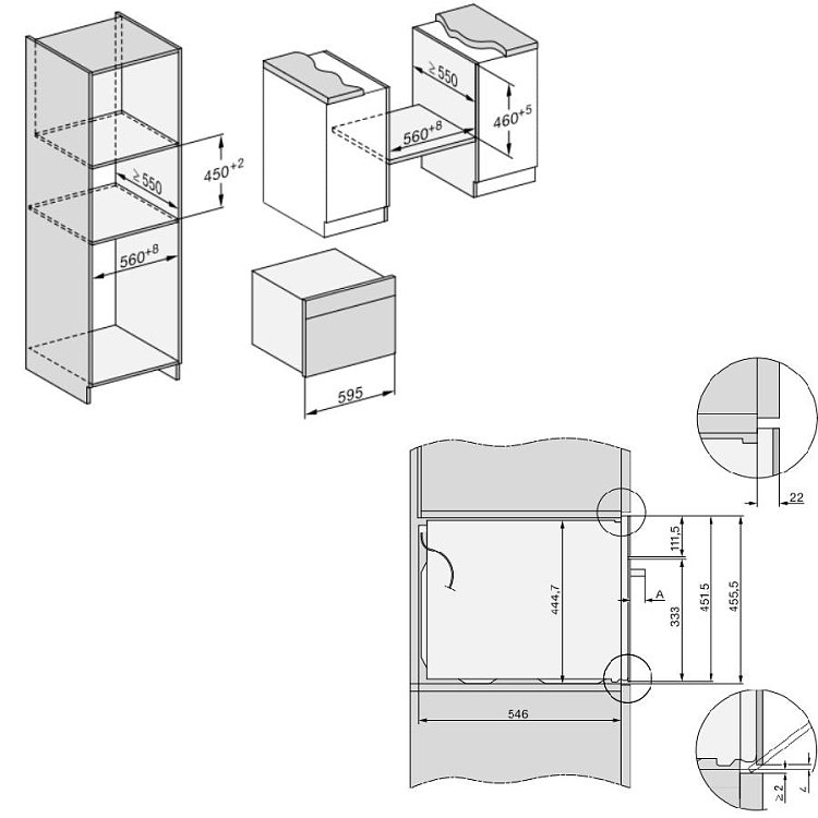MIELE H 7440 BM Φούρνος άνω Πάγκου 43lt Μαύρο