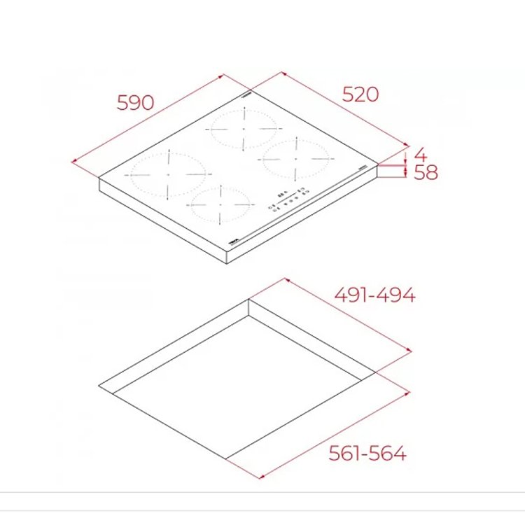 Σετ TEKA  HCB 6370 P SS E00 & IBC 64110SSM BK Φούρνος & Επαγωγική Εστία