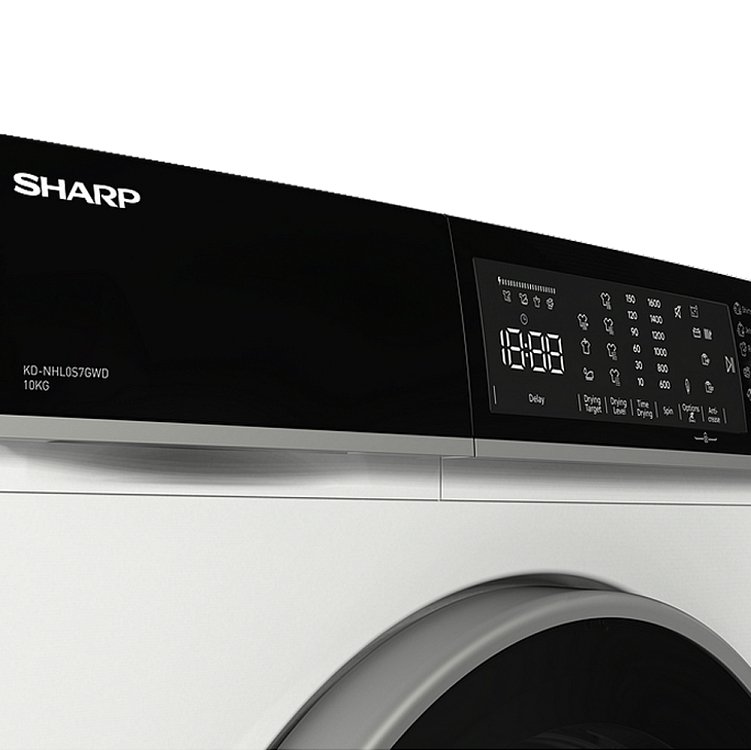 Sharp KD-NHL0S7GWD Στεγνωτήριο Λευκό 10kg