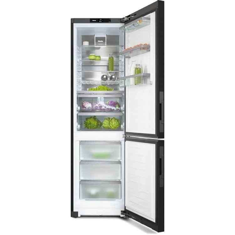 Miele KFN 4898 AD Ψυγειοκαταψύκτης Μαύρος 201.5x60x68.2