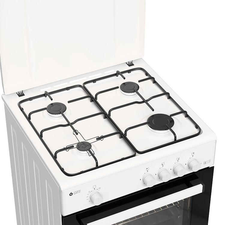 THERMOGATZ TGS 161 Κουζίνα Υγραερίου 60cm Λευκή