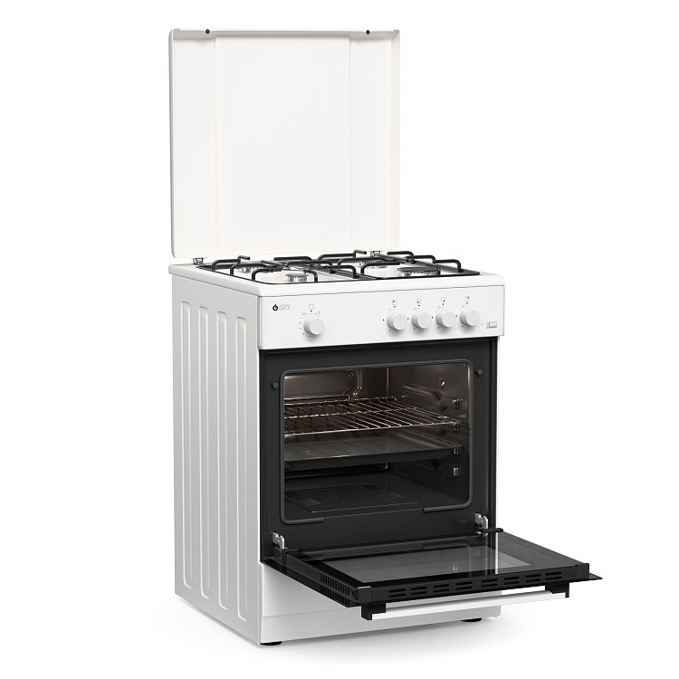 THERMOGATZ TGS 161 Κουζίνα Υγραερίου 60cm Λευκή