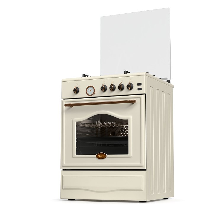 THERMOGATZ TGS 4111 RUSTIC Κουζίνα Υγραερίου 60cm Μπεζ 04.401.116