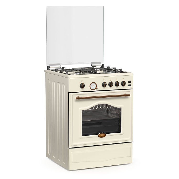 THERMOGATZ TGS 4111 RUSTIC Κουζίνα Υγραερίου 60cm Μπεζ 04.401.116