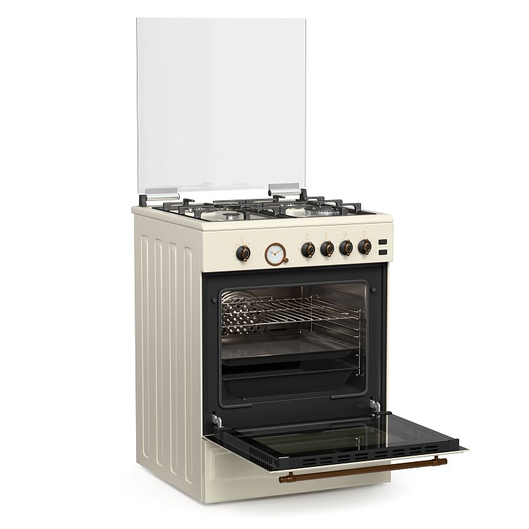 THERMOGATZ TGS 4111 RUSTIC Κουζίνα Υγραερίου 60cm Μπεζ 04.401.116
