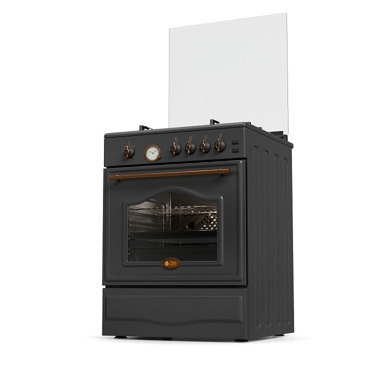 THERMOGATZ TGS 4222 RUSTIC Κουζίνα Υγραερίου 60cm Ανθρακί 04.401.117