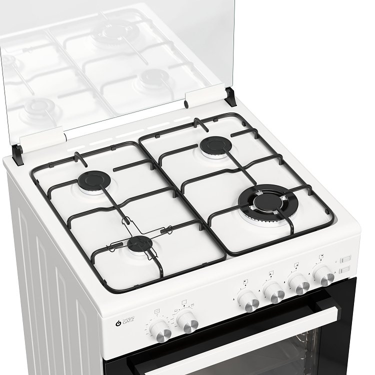 THERMOGATZ TGS 5021 Κουζίνα Υγραερίου 60cm Λευκό