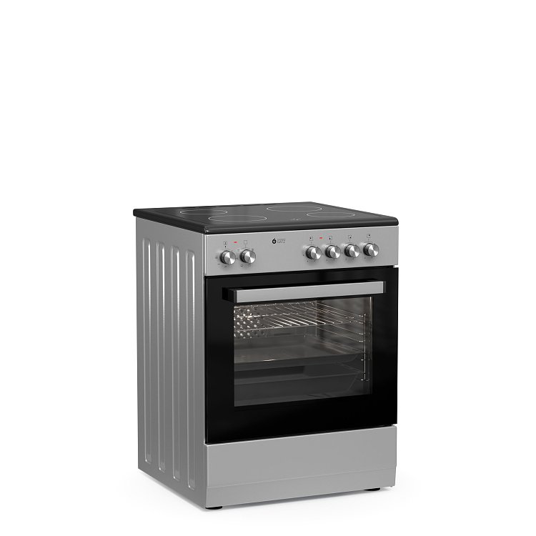 THERMOGATZ TGS CER600 S Ηλεκτρική Κουζίνα Κεραμική 60cm Inox 04.402.055