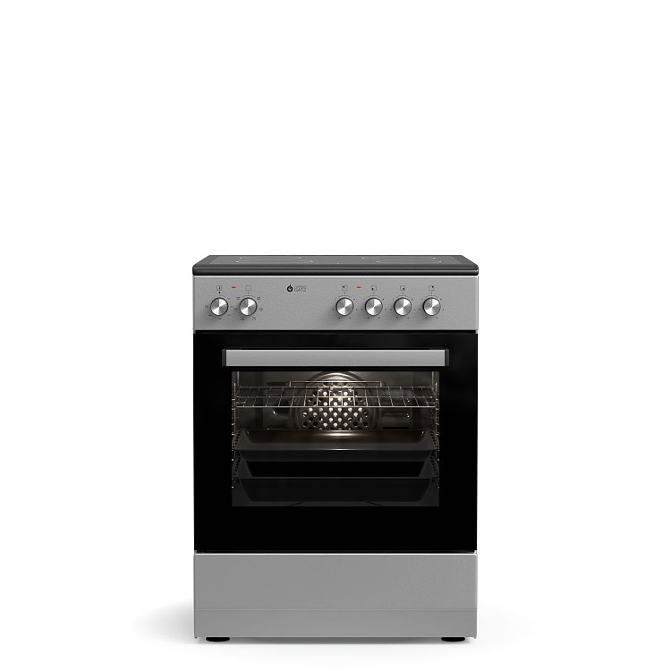 THERMOGATZ TGS CER600 S Ηλεκτρική Κουζίνα Κεραμική 60cm Inox 04.402.055