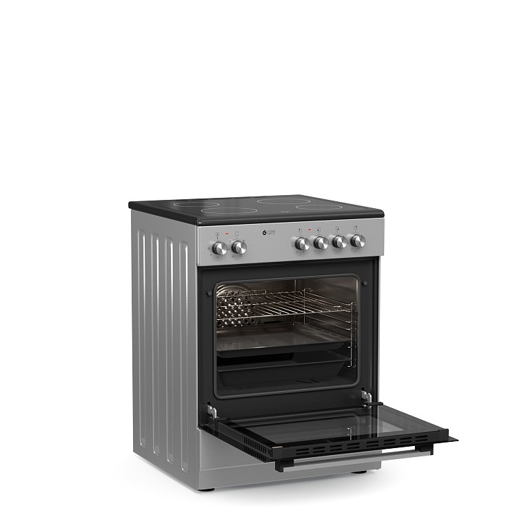 THERMOGATZ TGS CER600 S Ηλεκτρική Κουζίνα Κεραμική 60cm Inox 04.402.055