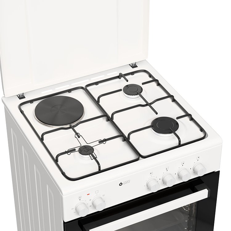 THERMOGATZ TGS 3501 Κουζίνα Μικτή 60cm Λευκό 04.401.066