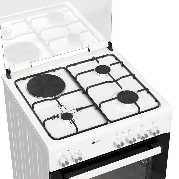 THERMOGATZ TGS 3511 TURBO Κουζίνα Μικτή 60cm Λευκό 04.401.064