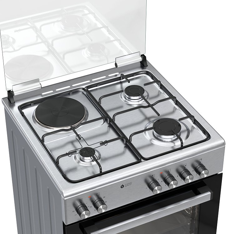 THERMOGATZ TGS 3521 IX TURBO Κουζίνα Μικτή 60cm Inox 04.401.098