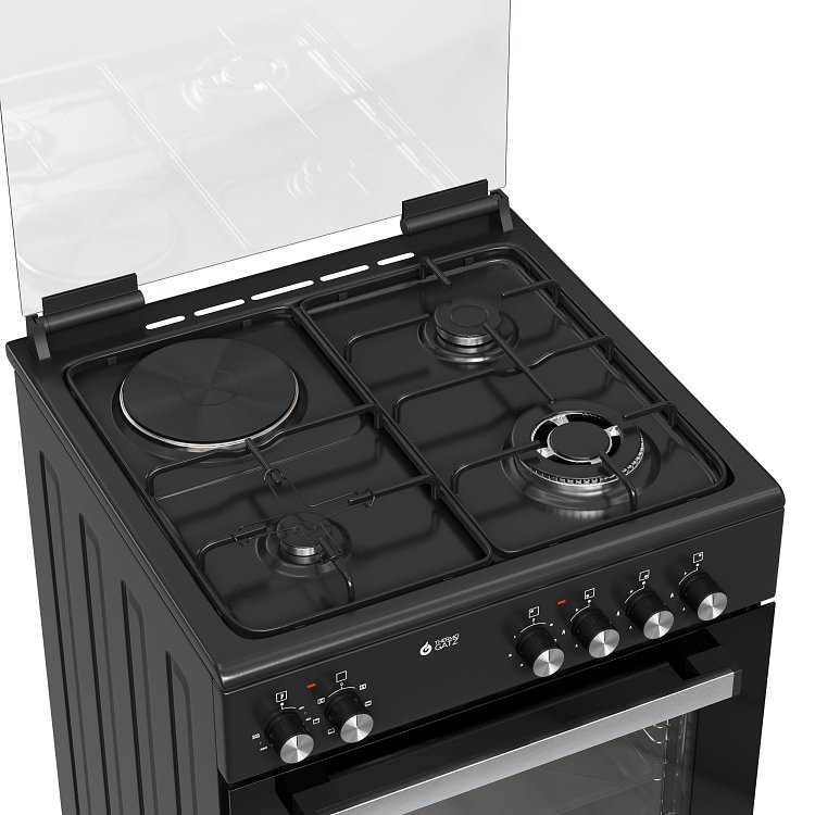 THERMOGATZ TGS 3531 Κουζίνα Μικτή 60cm Μαύρο 04.401.065