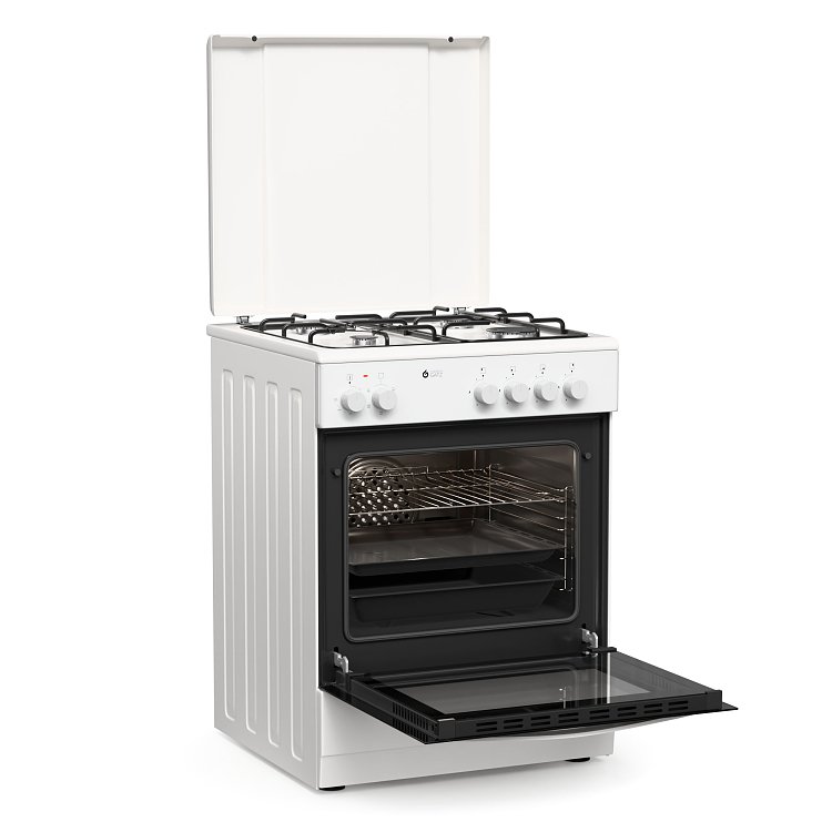 THERMOGATZ TGS 3610 TURBO Κουζίνα Μικτή 60cm Λευκό 04.401.091
