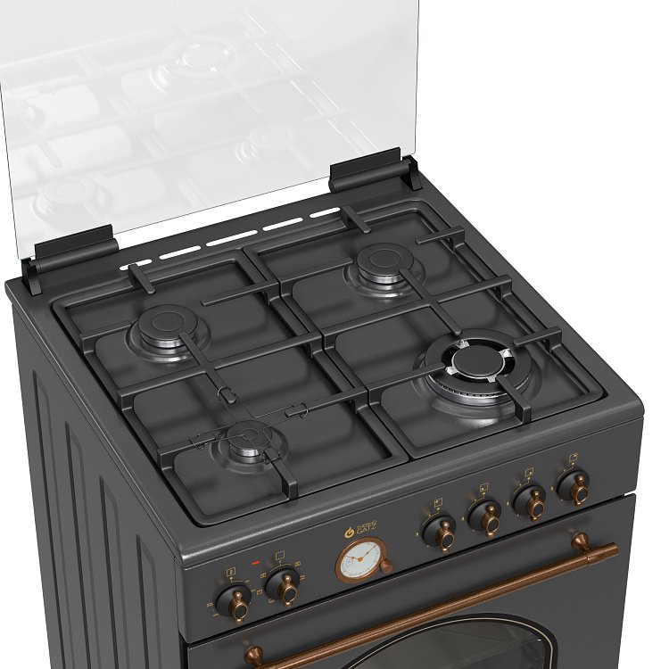 THERMOGATZ TGS 4310 ANTH Κουζίνα Μικτή 60cm Ανθρακί 04.401.093
