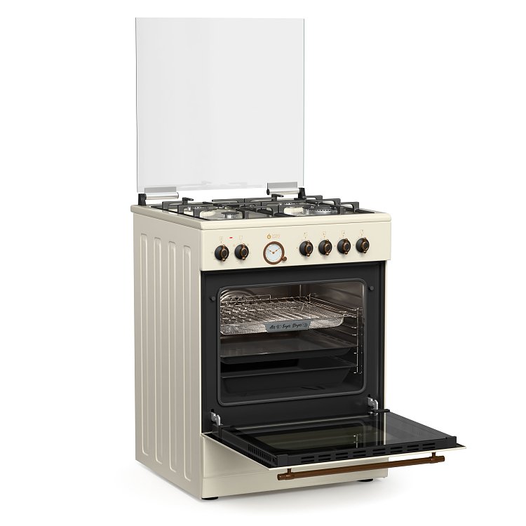 THERMOGATZ TGS 4320 Κουζίνα Μικτή 60cm Μπεζ 04.401.094