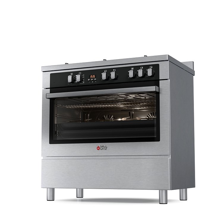 THERMOGATZ TGS PRO 2030 IX Κουζίνα Μικτή 90cm Inox 04.401.698