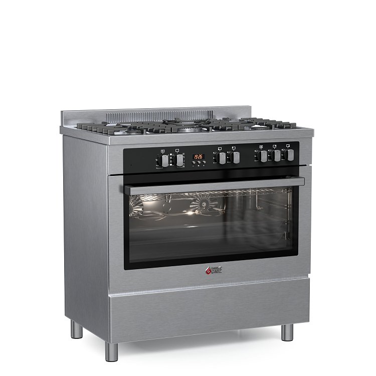 THERMOGATZ TGS PRO 2030 IX Κουζίνα Μικτή 90cm Inox 04.401.698
