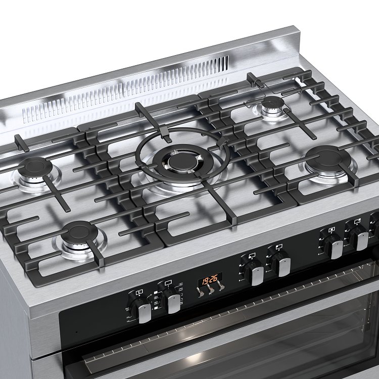 THERMOGATZ TGS PRO 2030 IX Κουζίνα Μικτή 90cm Inox 04.401.698