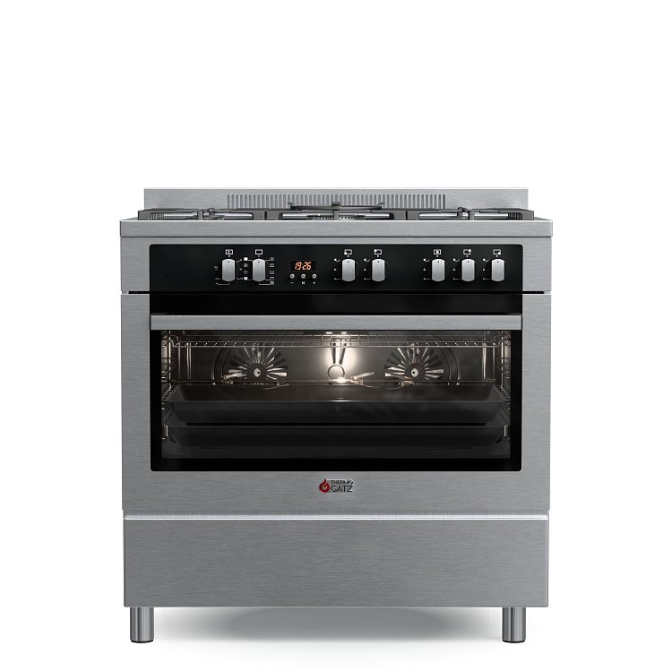 THERMOGATZ TGS PRO 2030 IX Κουζίνα Μικτή 90cm Inox 04.401.698