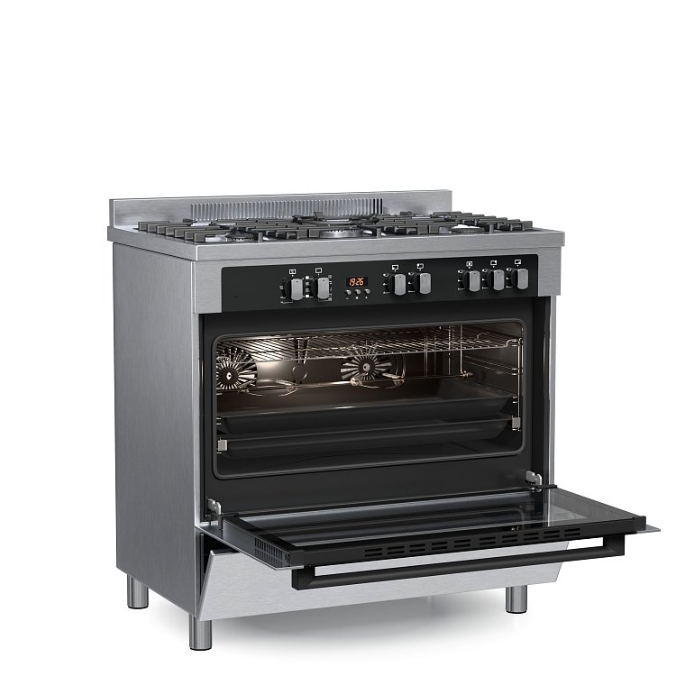 THERMOGATZ TGS PRO 2030 IX Κουζίνα Μικτή 90cm Inox 04.401.698