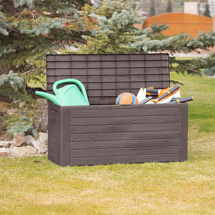 Μπαούλο Αποθήκευσης 280lt Καφέ 55x116x43.80 MBWL280-440U 103778