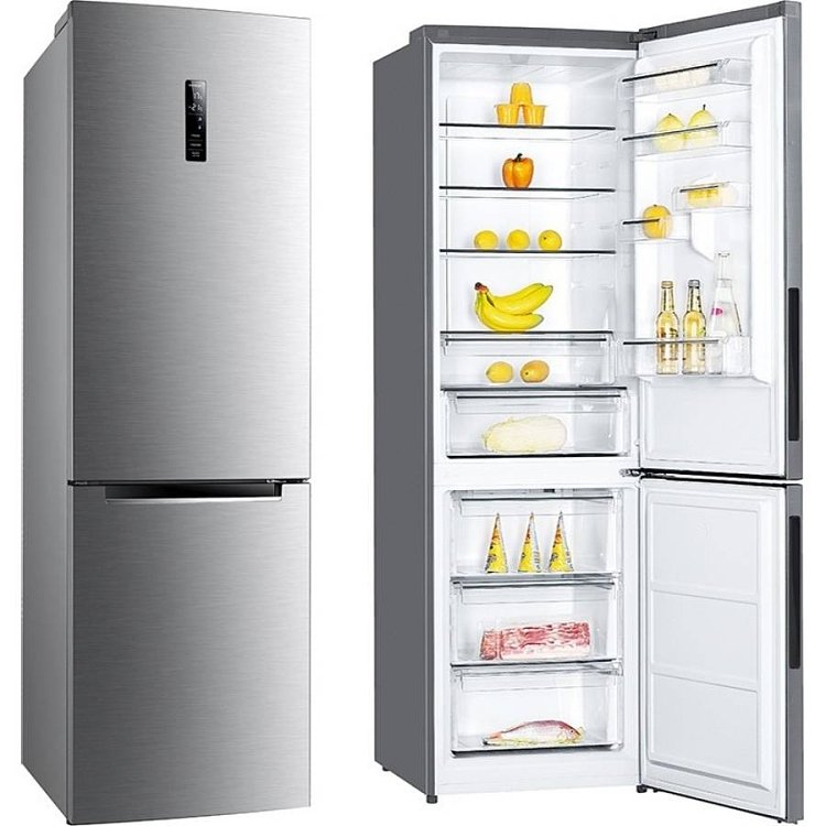 Davoline NCRF 390 IX NE Ψυγειοκαταψύκτης Inox 801223403 195x60x68.5