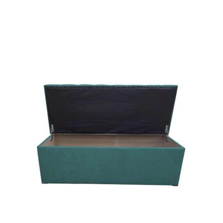 Σκαμπό-Ταμπουρέ Nelly Petrol 130x50x46 1091 IN 400-10-018