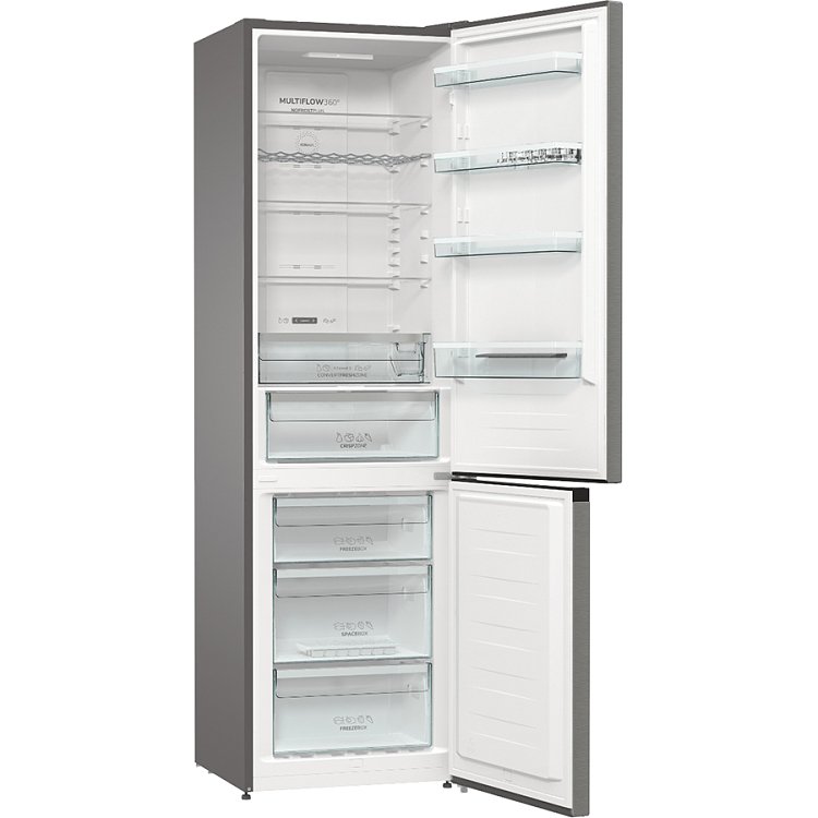 Gorenje NRK6202AXL4 Ψυγειοκαταψύκτης Inox 200x60x59.2 (4 Έτη Εγγύηση)