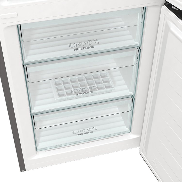 Gorenje NRK6202AXL4 Ψυγειοκαταψύκτης Inox 200x60x59.2 (4 Έτη Εγγύηση)