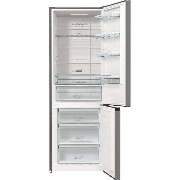 Gorenje NRK720EAXL4 Ψυγειοκαταψύκτης Inox 200x70x69.4 (4 Έτη Εγγύηση)