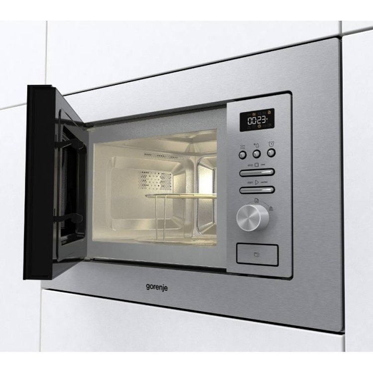 GORENJE BMI201AG1X Εντοιχιζόμενος Φούρνος Μικροκυμάτων 20lt Inox 738289 (4 Έτη Εγγύηση)
